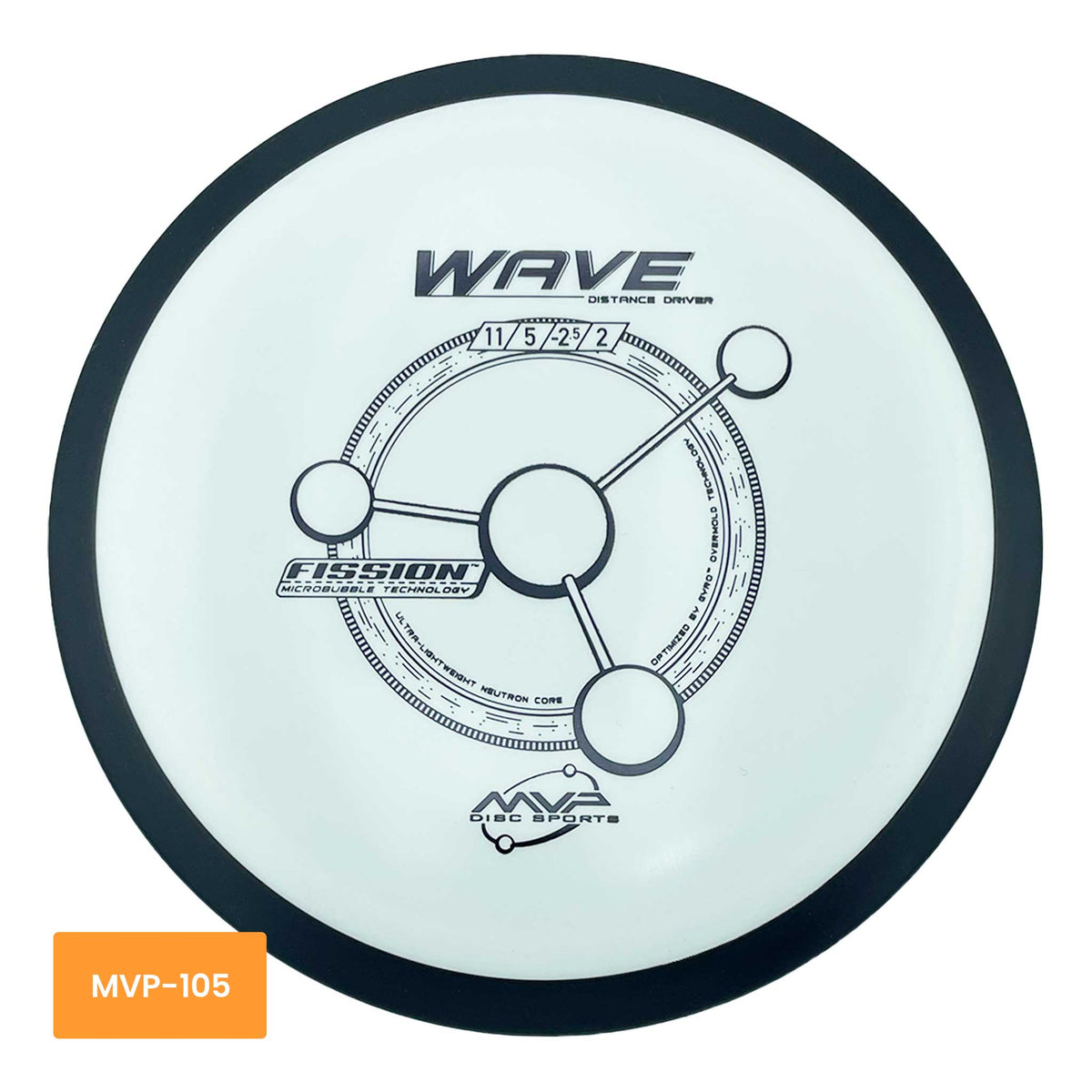 MVP Disc Sports Fission Wave distance driver - White