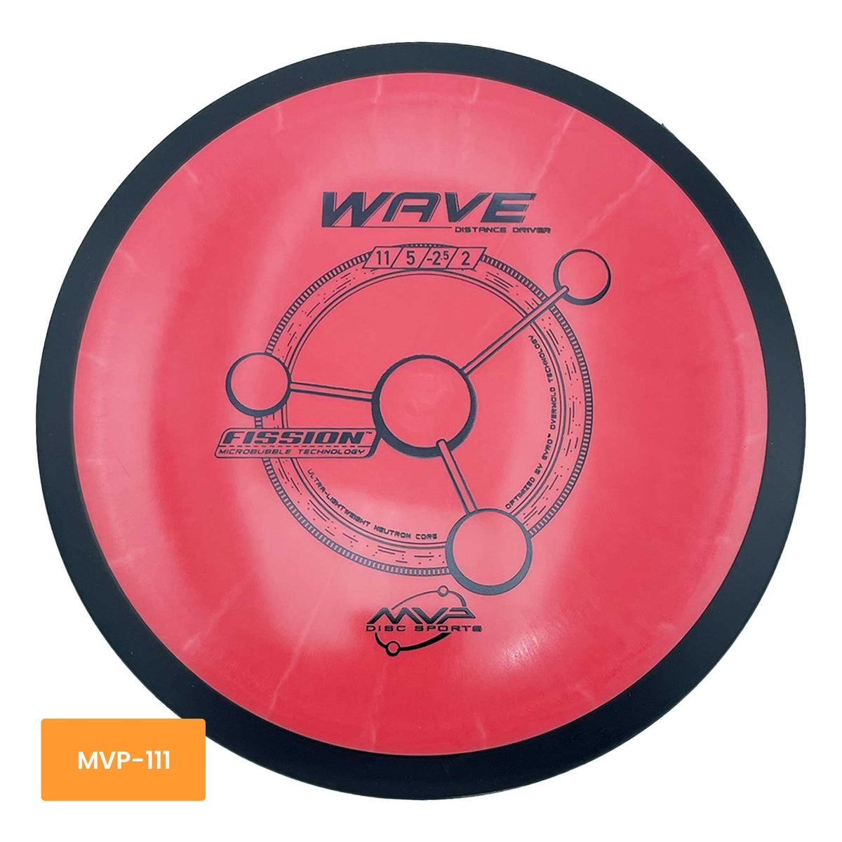 MVP Disc Sports Fission Wave distance driver - Red