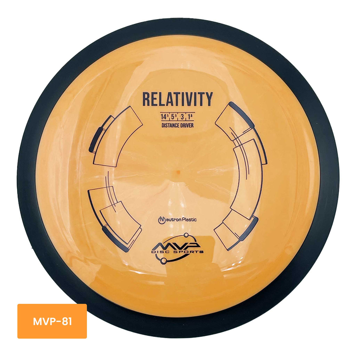 MVP Disc Sports Neutron Relativity distance driver - Orange