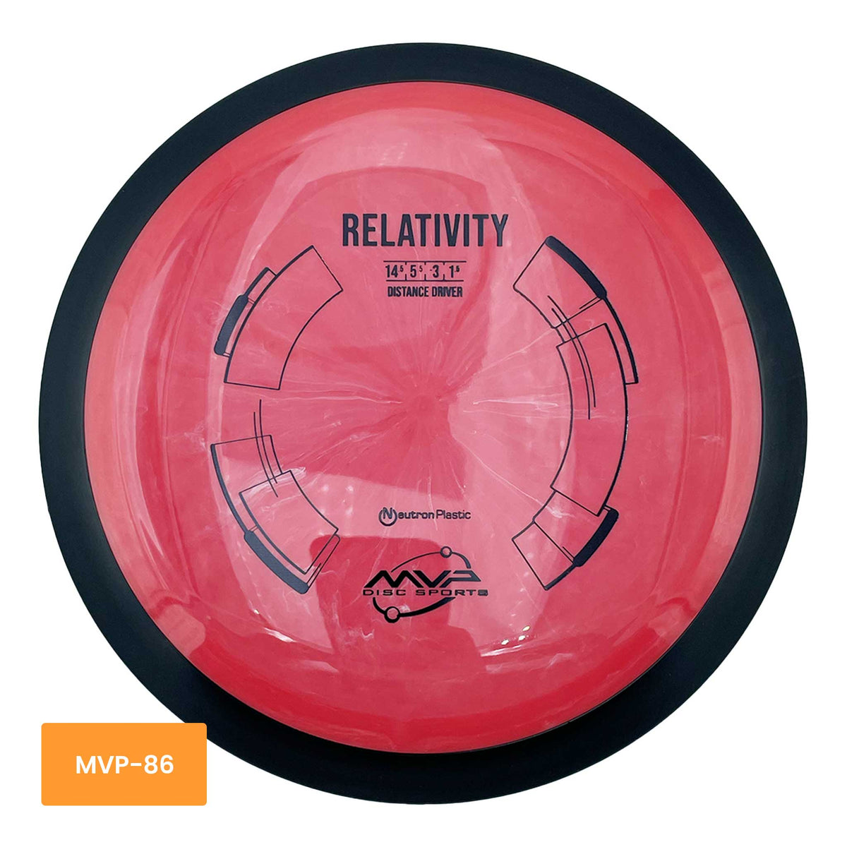 MVP Disc Sports Neutron Relativity distance driver - Red