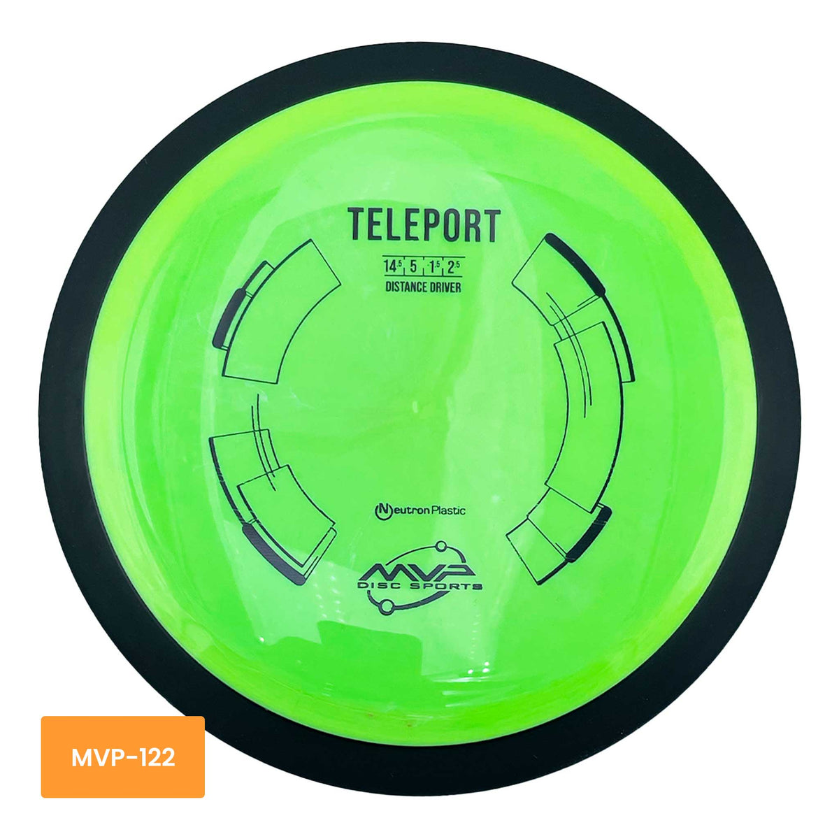 MVP Disc Sports Neutron Teleport distance driver - Lime Green