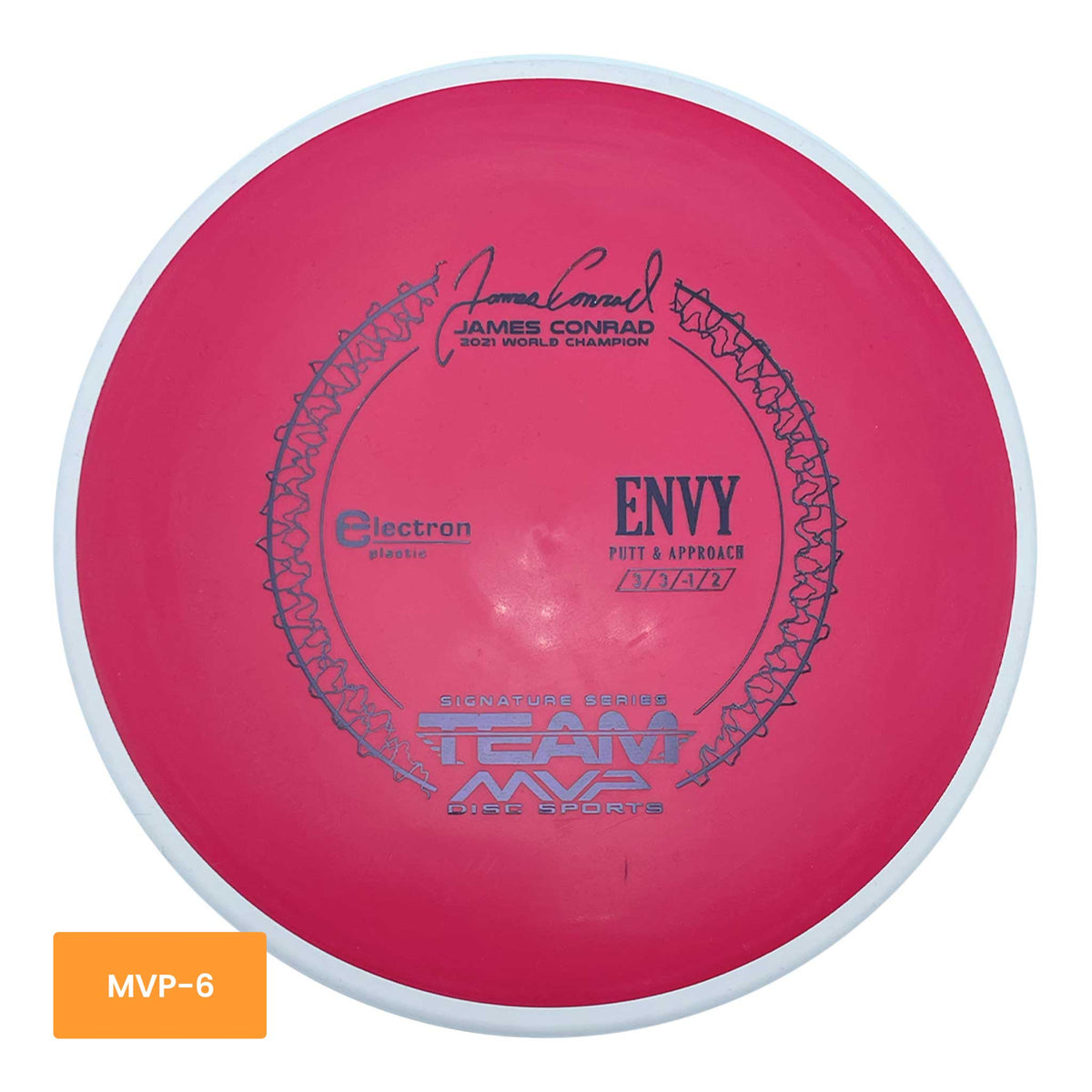 Axiom Discs Electron Envy putter and approach - Red - MVP-6