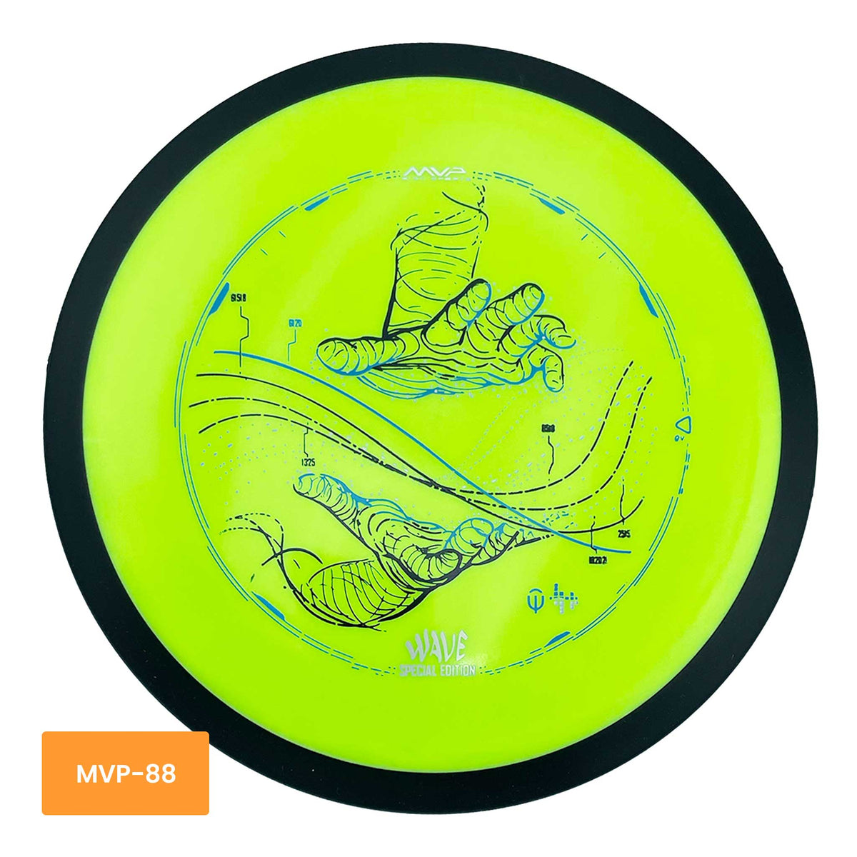 MVP Disc Sports Fission Wave Quantum Special Edition distance driver - Lime Green