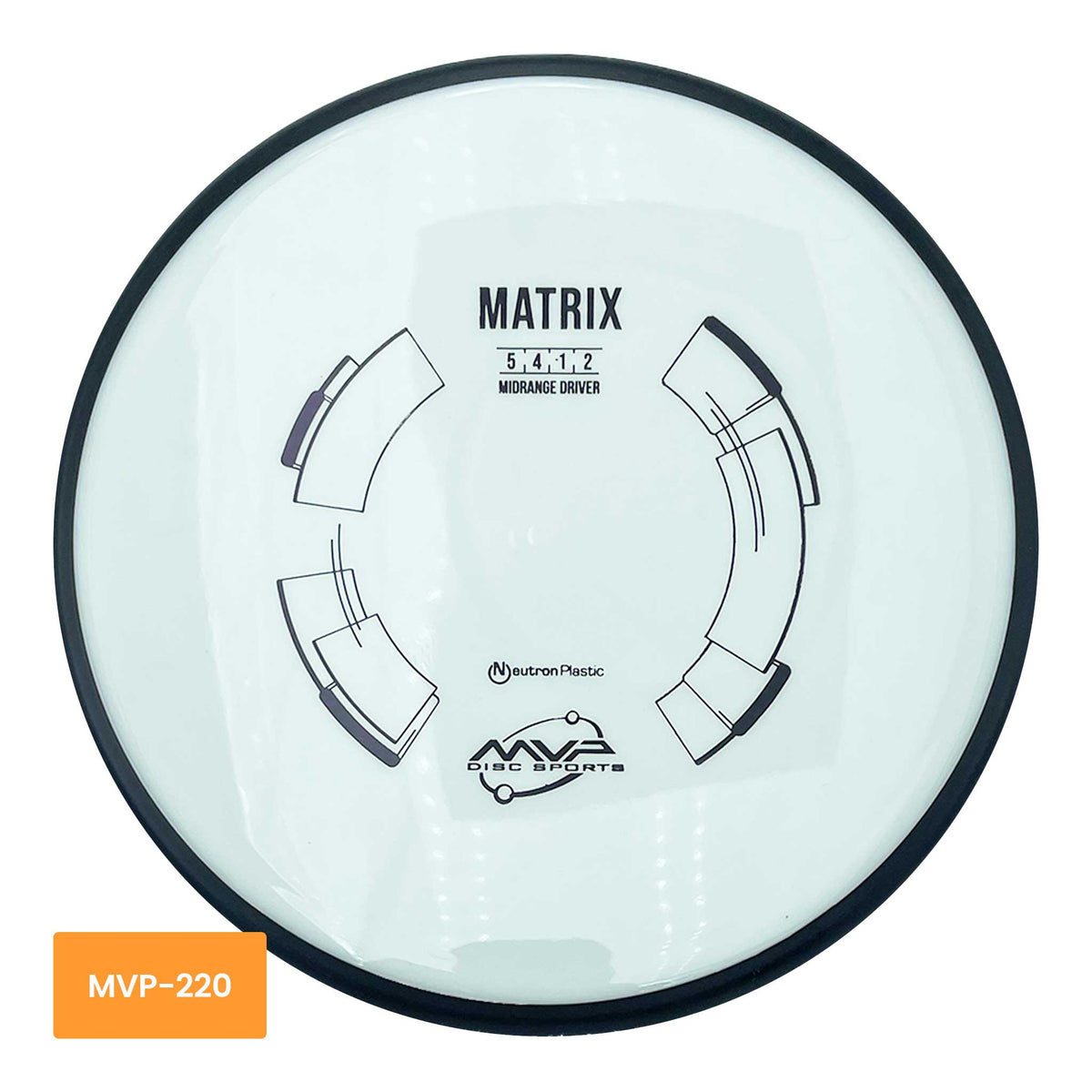 MVP Disc Sports Neutron Matrix midrange - White