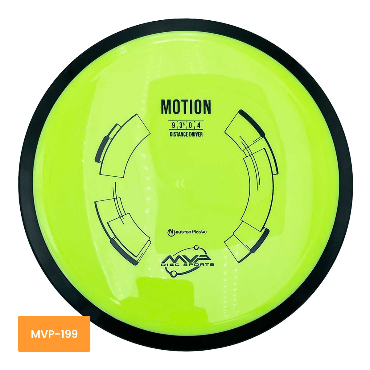 MVP Disc Sports Neutron Motion distance driver - Lime Green
