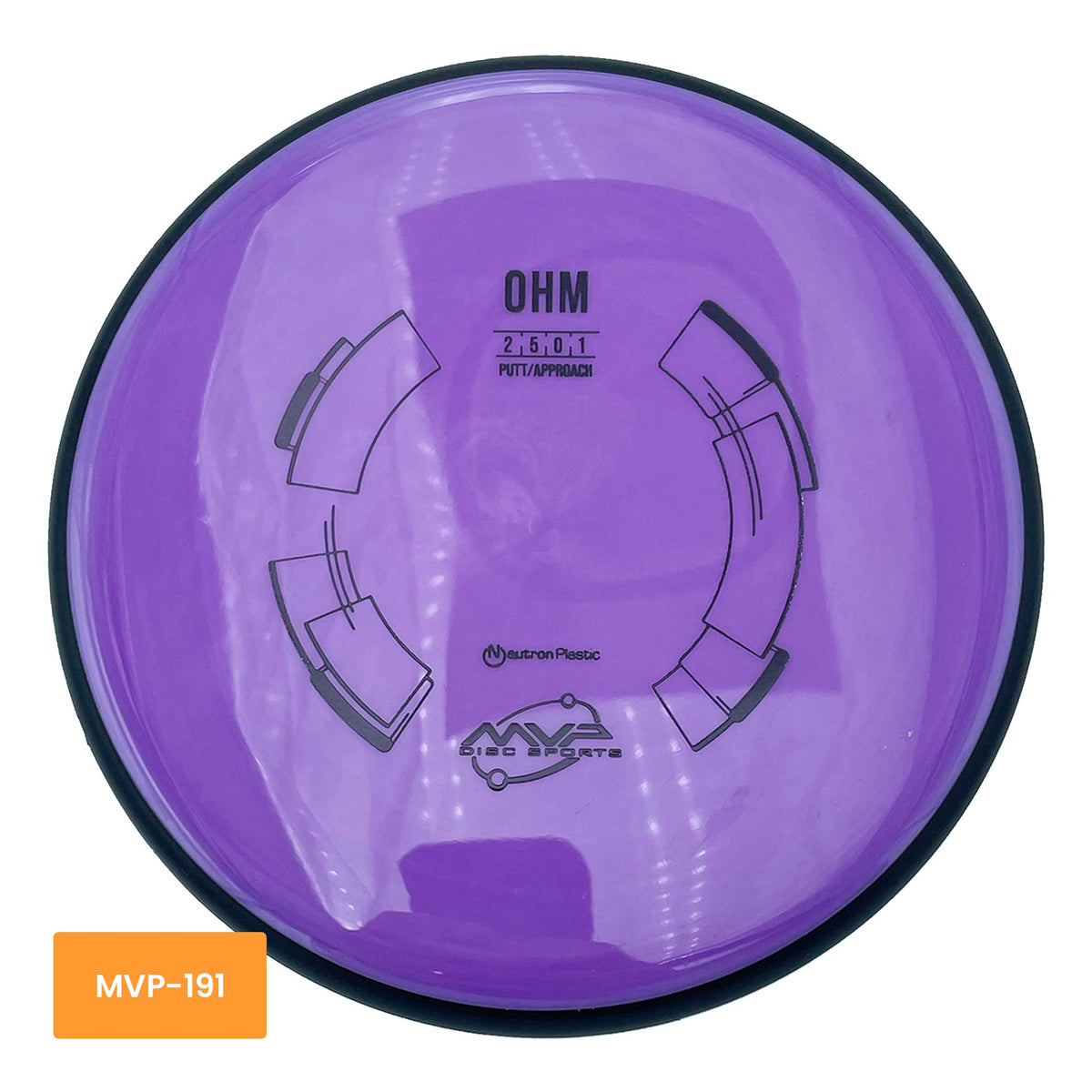 MVP Disc Sports Neutron Ohm putter and approach - Purple