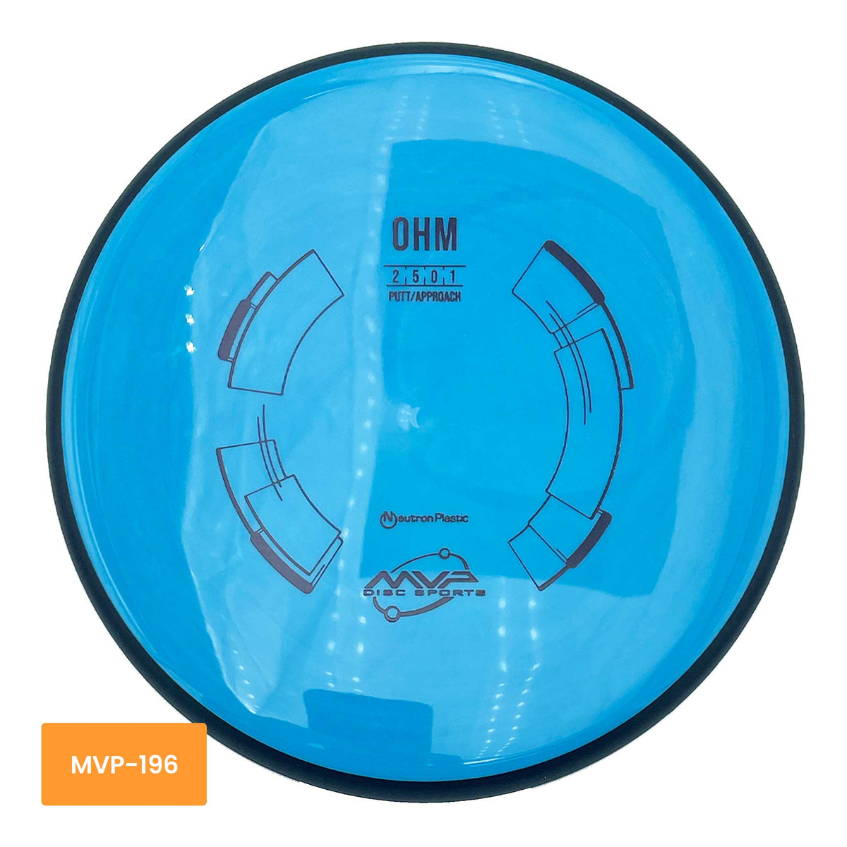 MVP Disc Sports Neutron Ohm putter and approach - Light Blue