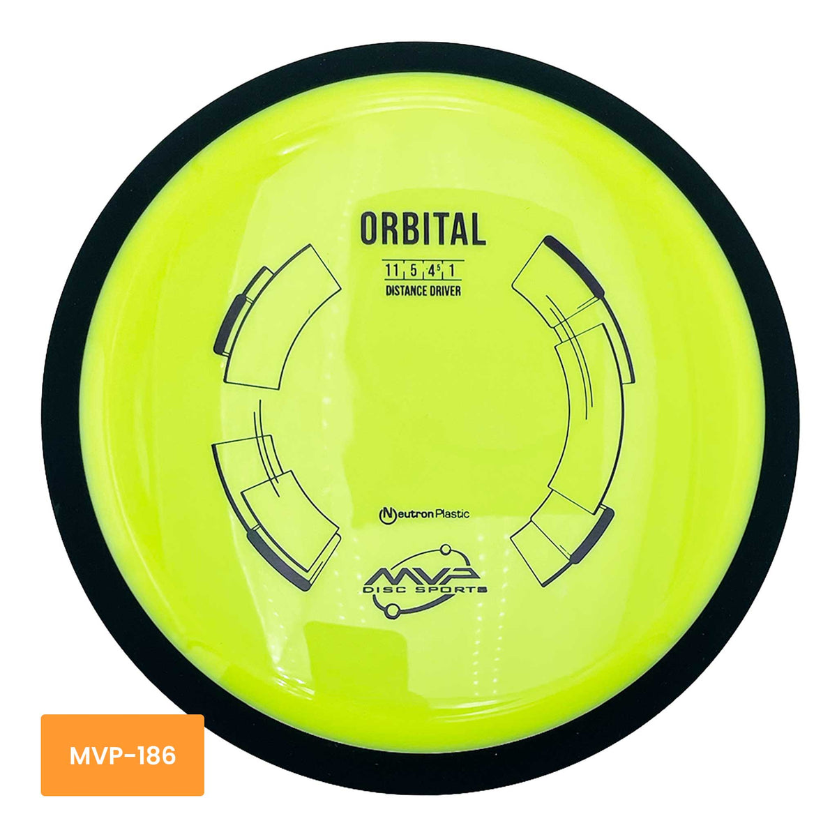 MVP Disc Sports Neutron Orbital distance driver - Yellow