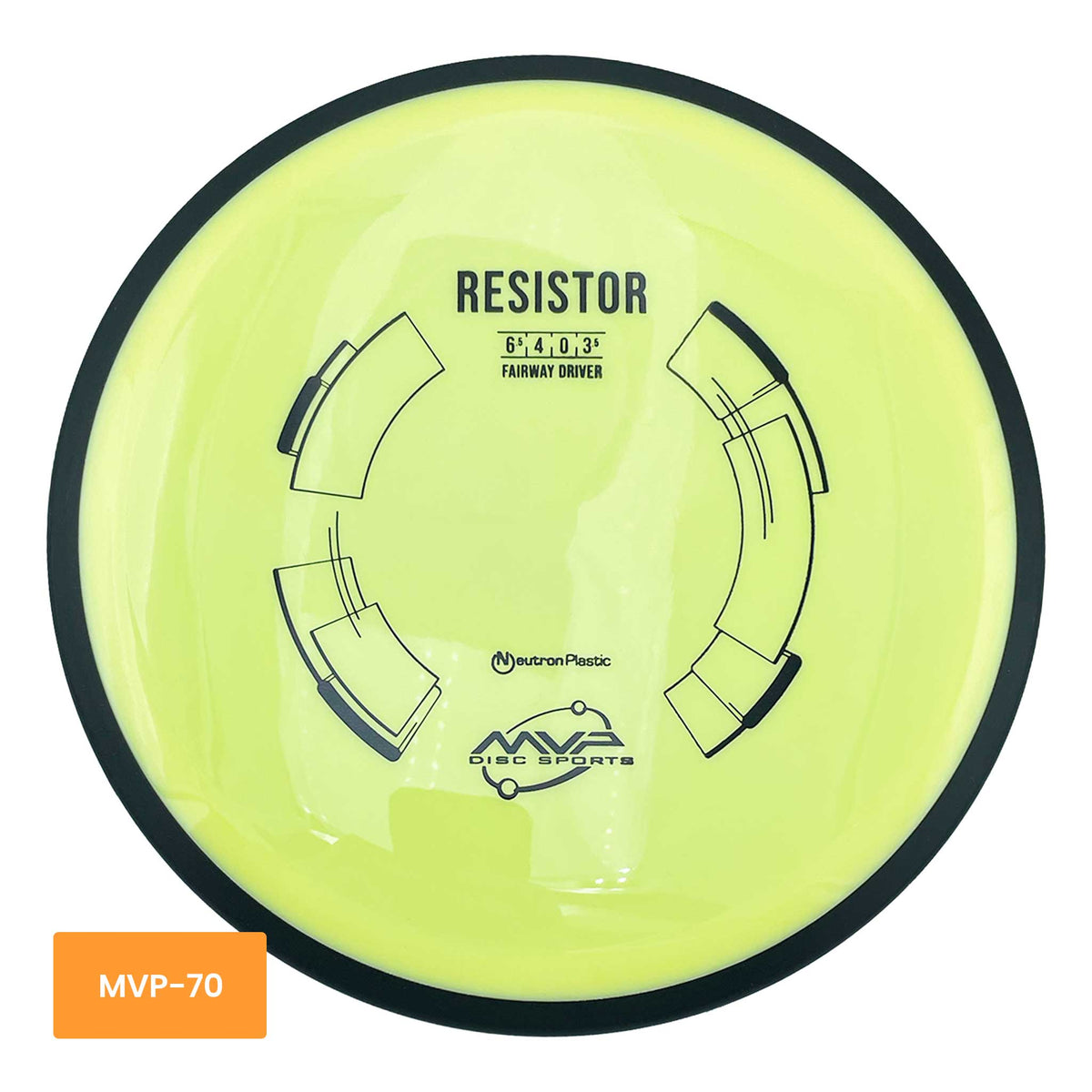 MVP Disc Sports Neutron Resistor fairway driver - Yellow