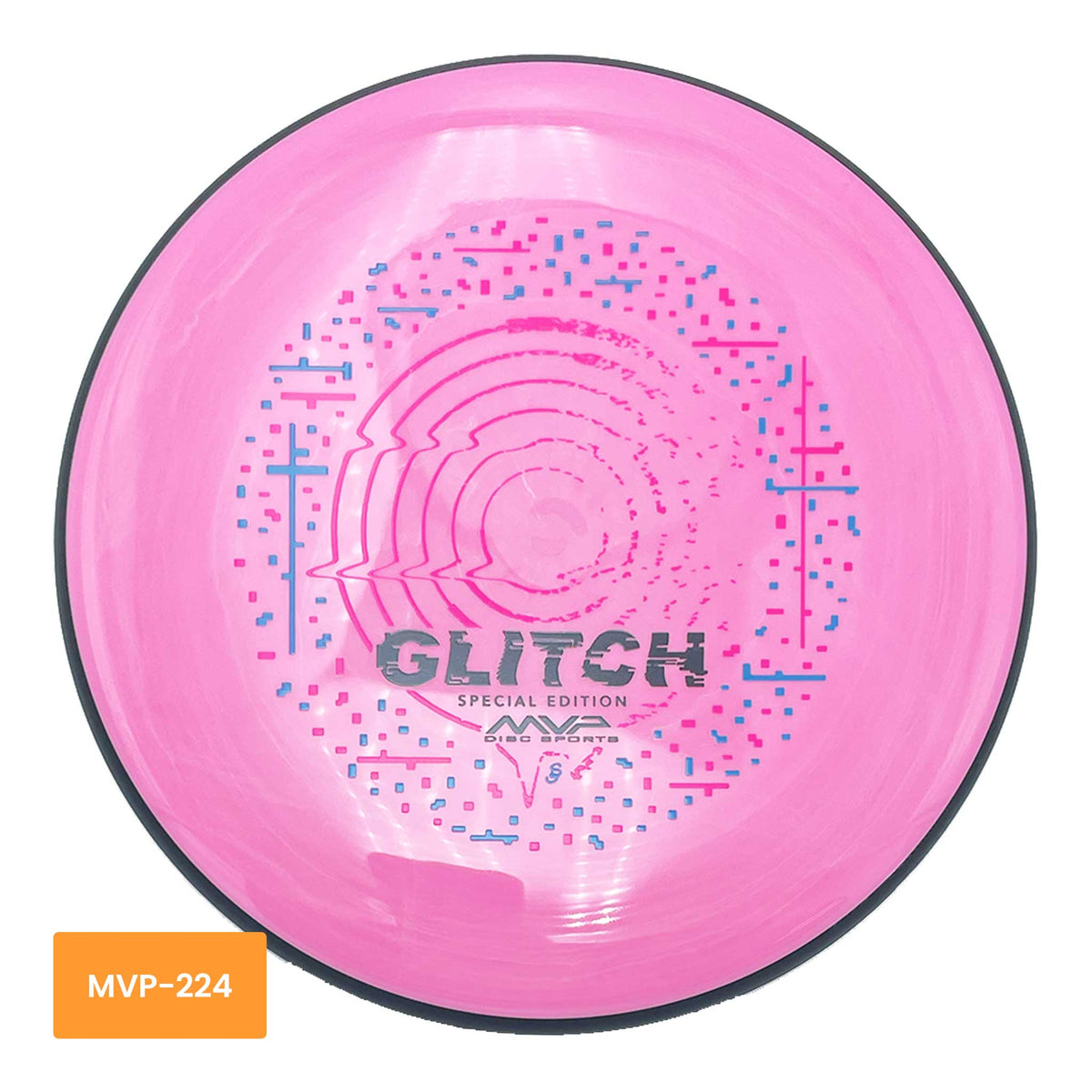MVP Disc Sports Neutron Soft Glitch Special Edition putter and approach - Pink
