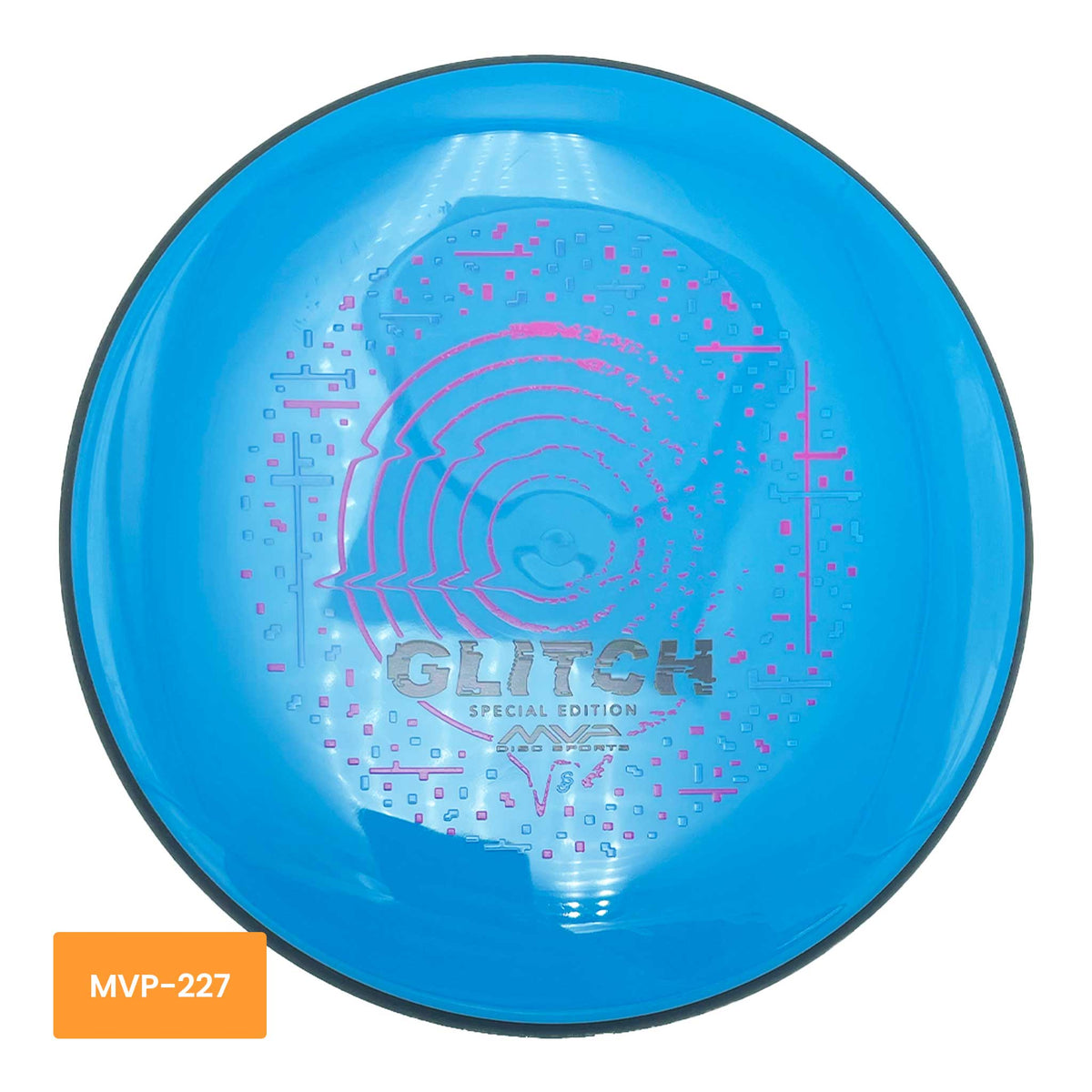 MVP Disc Sports Neutron Soft Glitch Special Edition putter and approach - Blue