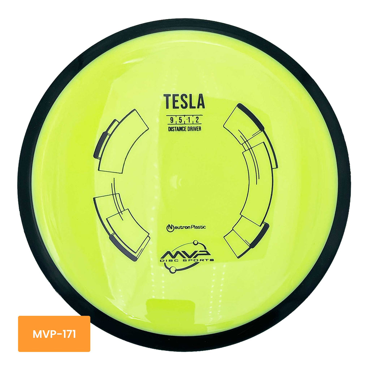 MVP Disc Sports Neutron Tesla distance driver - Yellow