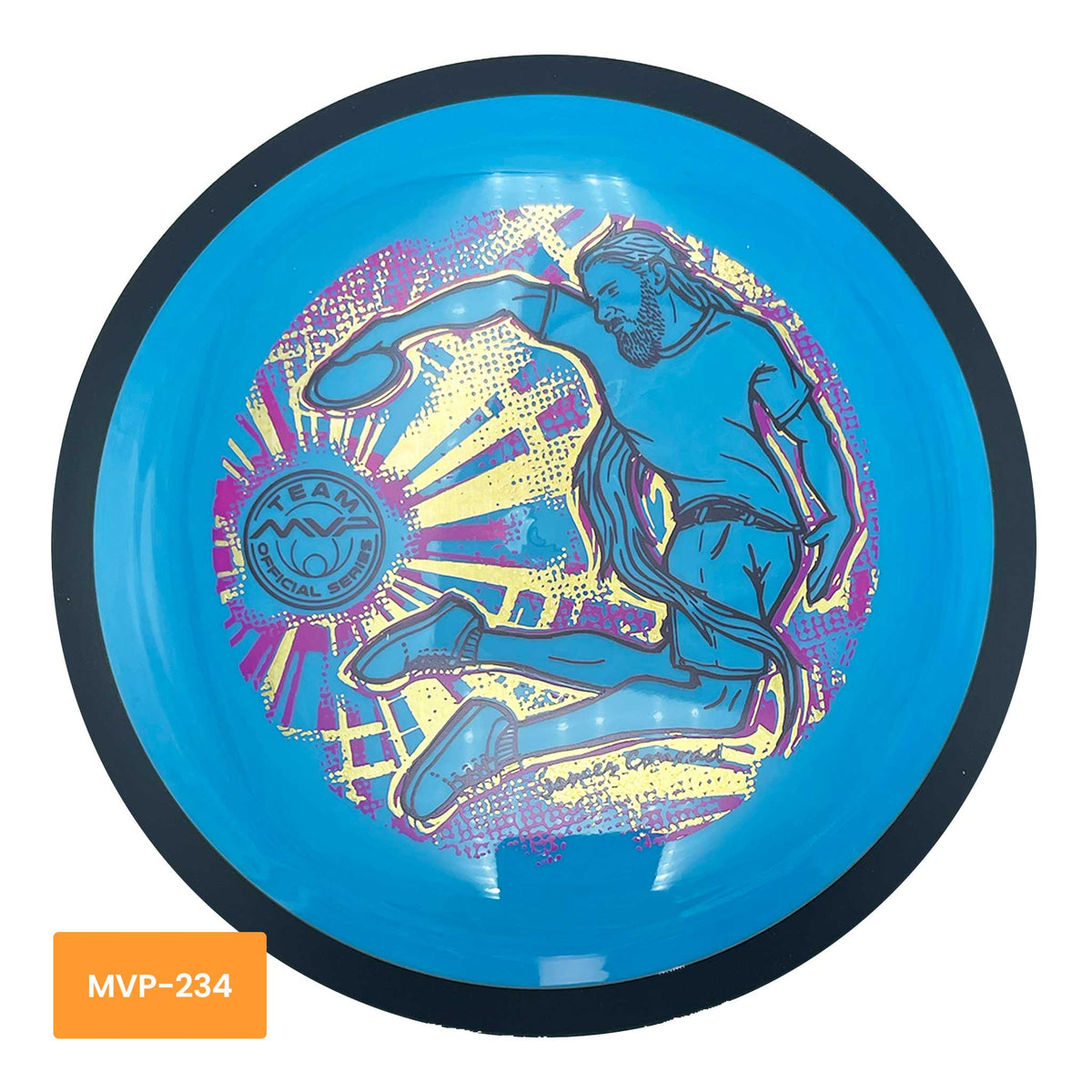 MVP Disc Sports Neutron Twisty James Conrad Team Series Zenith distance driver - Blue / Gold