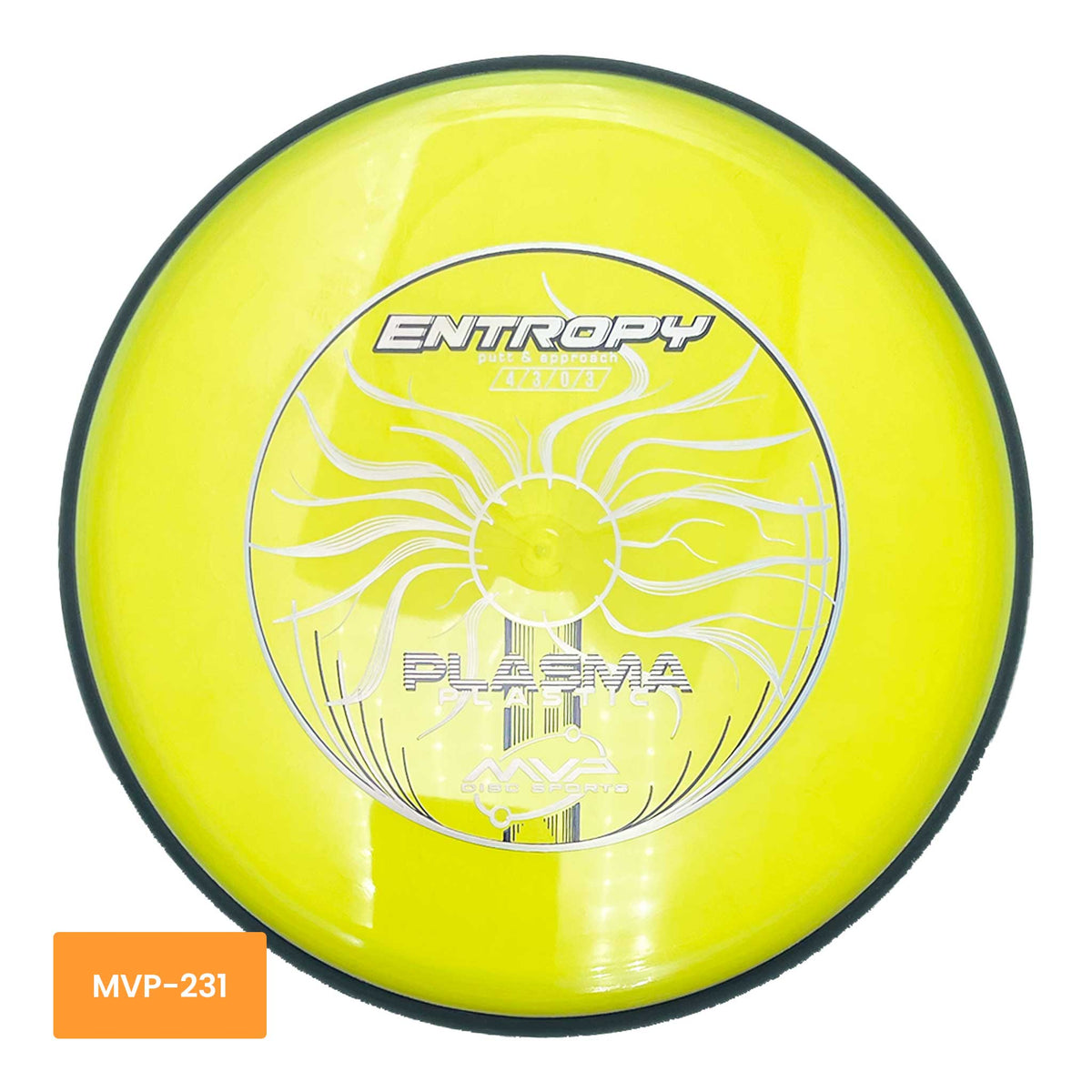 MVP Disc Sports Plasma Entropy putter and approach - Yellow