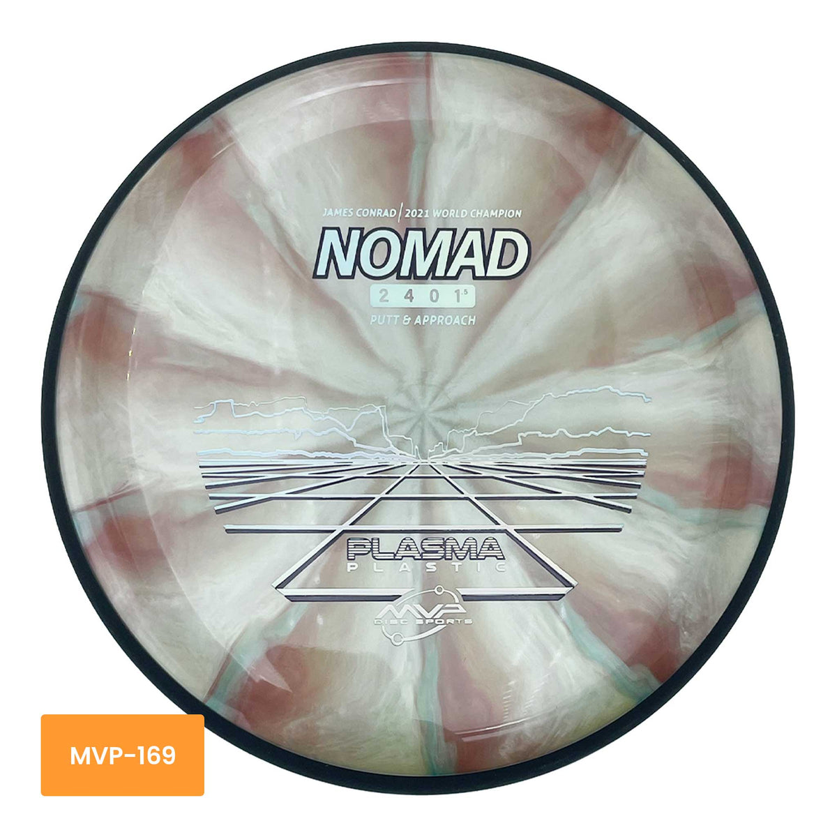 MVP Disc Sports Plasma Nomad - Orange Red