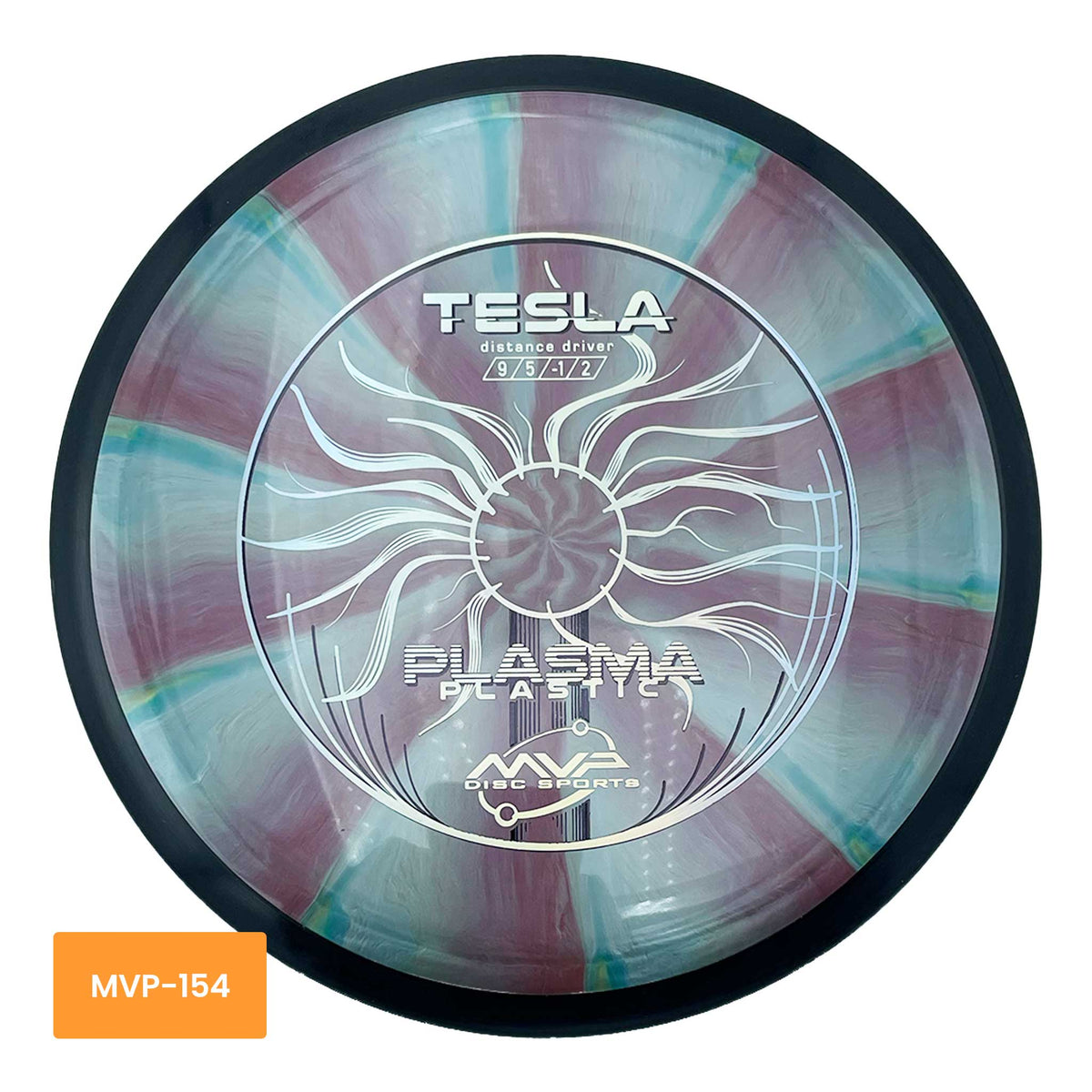 MVP Disc Sports Plasma Tesla distance driver - Red / Grey