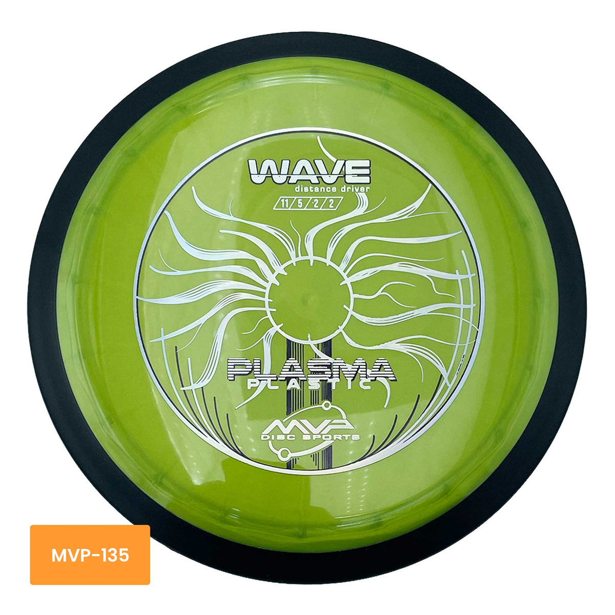 MVP Disc Sports Plasma Wave distance driver - Lime Green