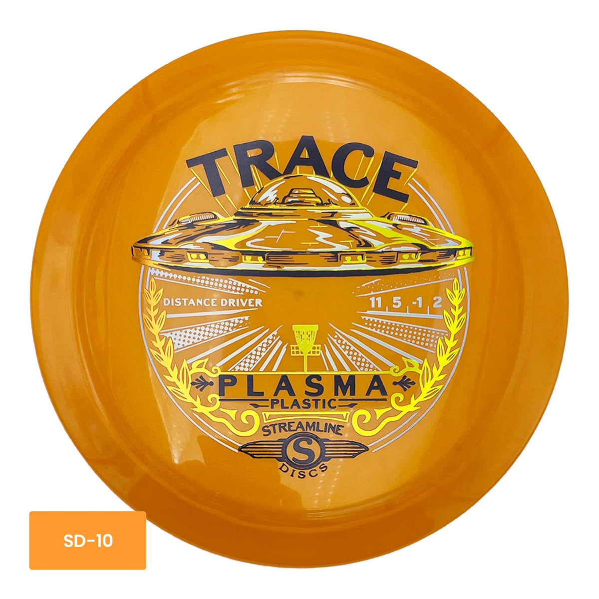 Streamline Discs Plasma Trace distance driver - Orange