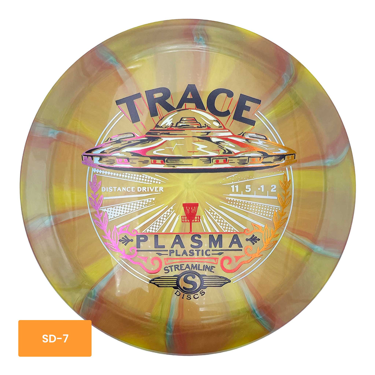 Streamline Discs Plasma Trace distance driver - Gold
