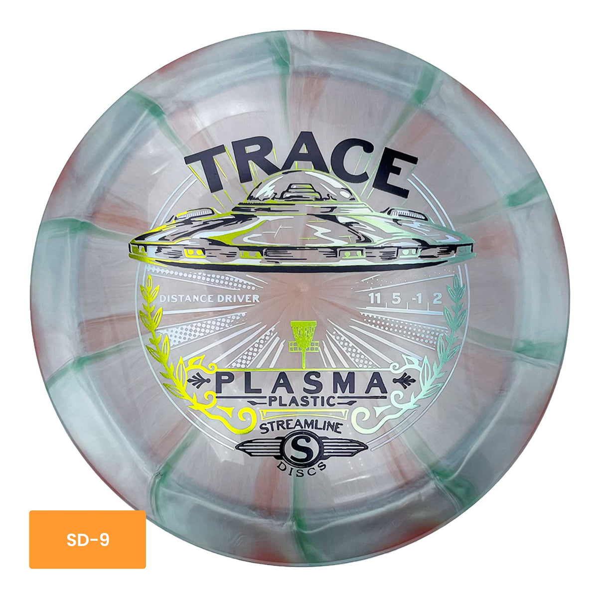 Streamline Discs Plasma Trace distance driver - Grey / Red