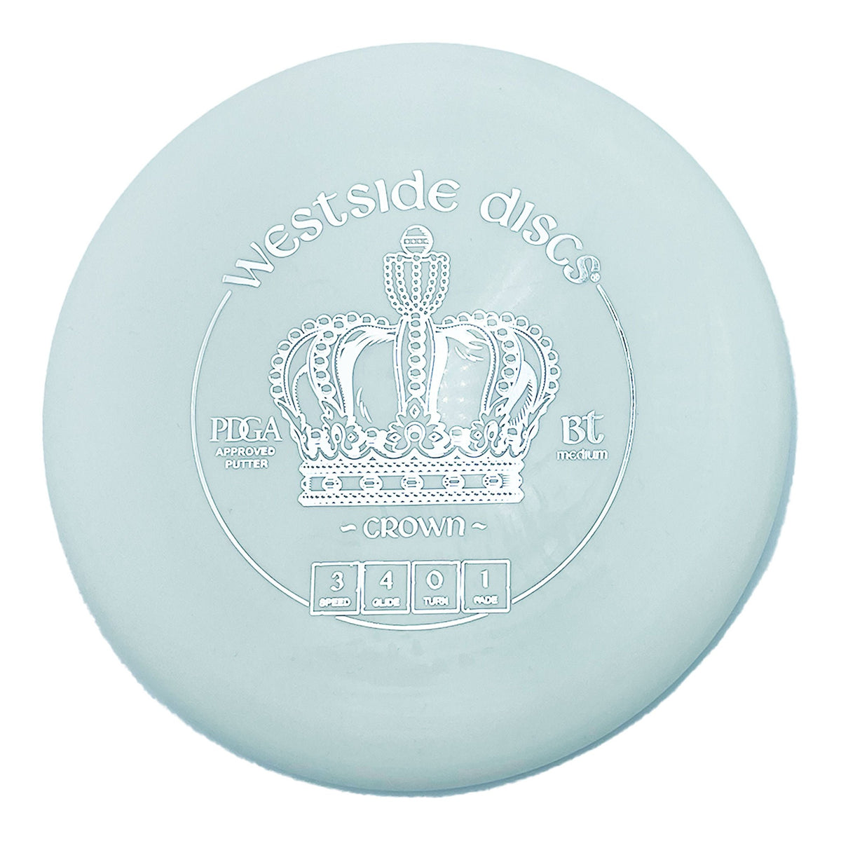 Westside Discs BT Medium Crown putter and approach - White