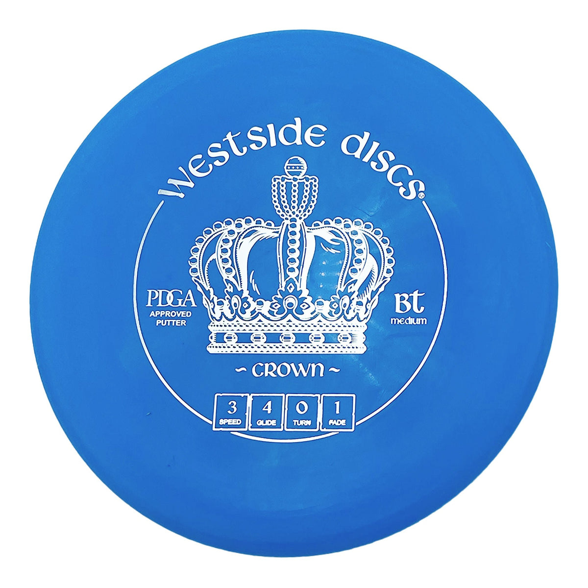 Westside Discs BT Medium Crown putter and approach - Blue