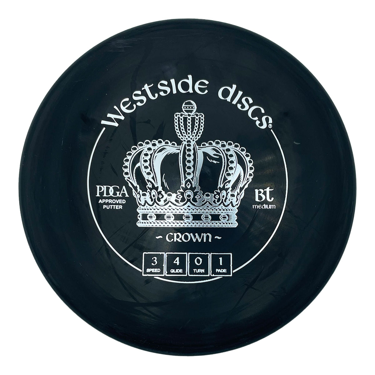 Westside Discs BT Medium Crown putter and approach - Black