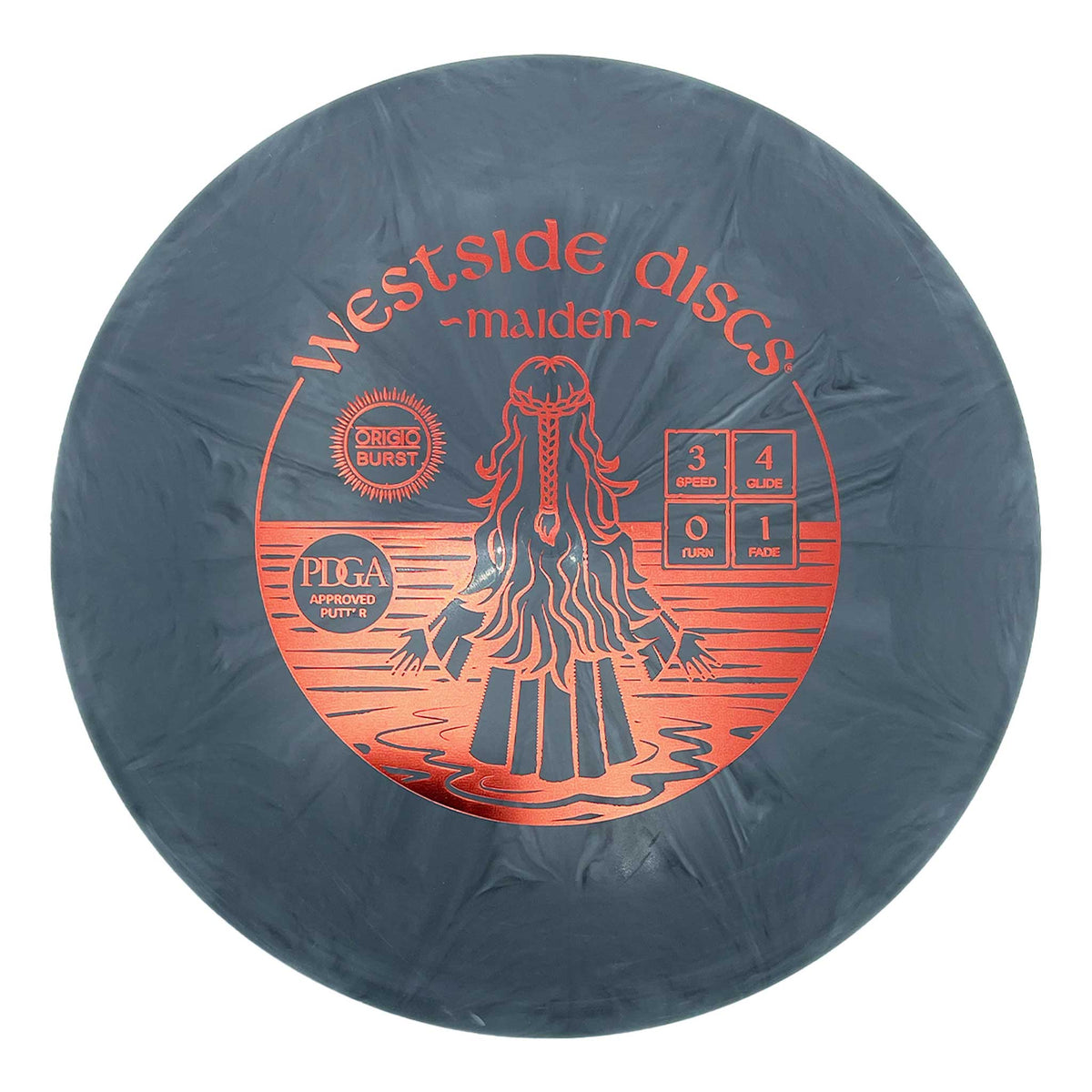 Westside Discs Origio Burst Maiden putter and approach - Grey