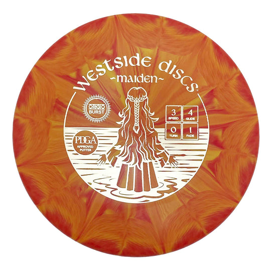 Westside Discs Origio Burst Maiden putter and approach