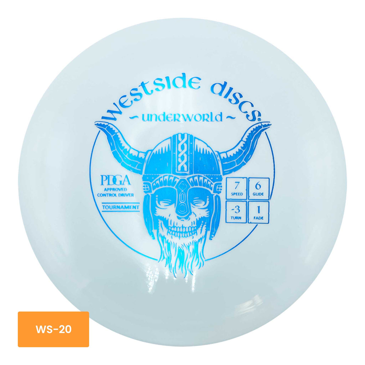 Westside Discs Tournament Underworld driver - White