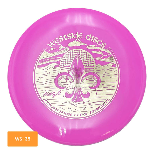 Westside Discs Tournament-X Matt Orum Team Series Maiden putter and approach