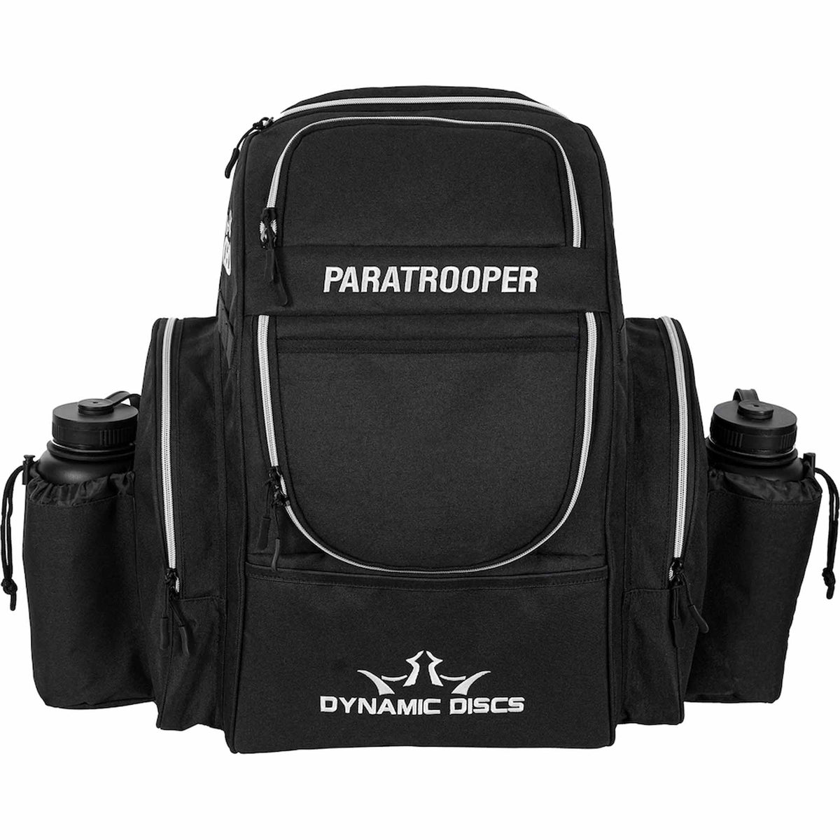 Dynamic Discs Paratrooper Disc Golf Backpack - Black - Front