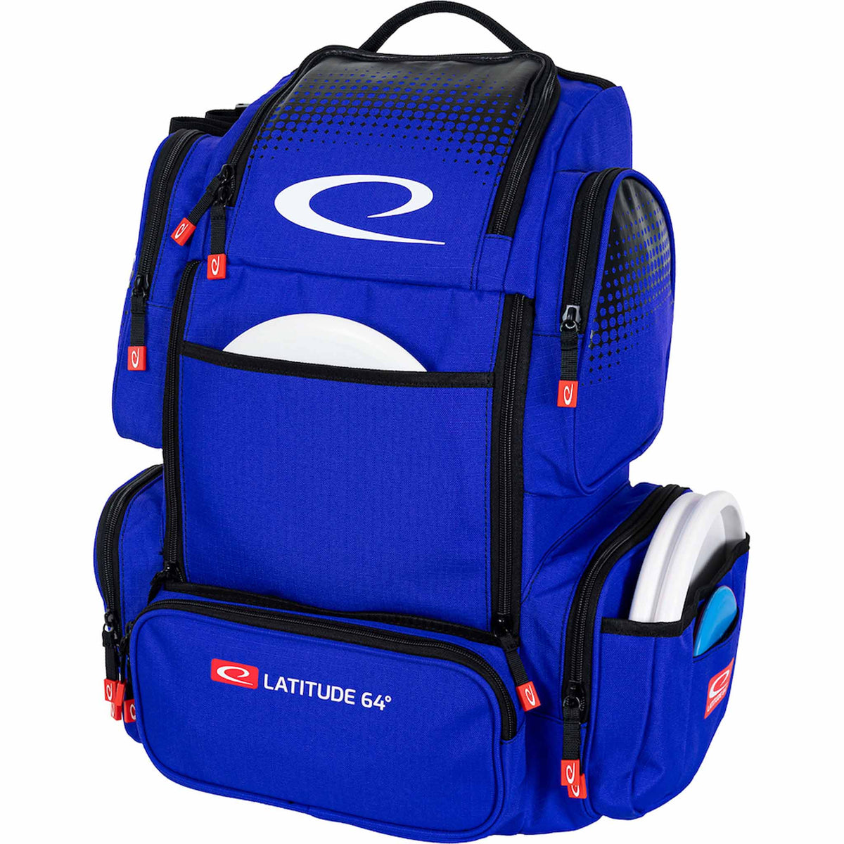 Latitude 64 Luxury E4 Disc Golf Backpack - Blue - Left