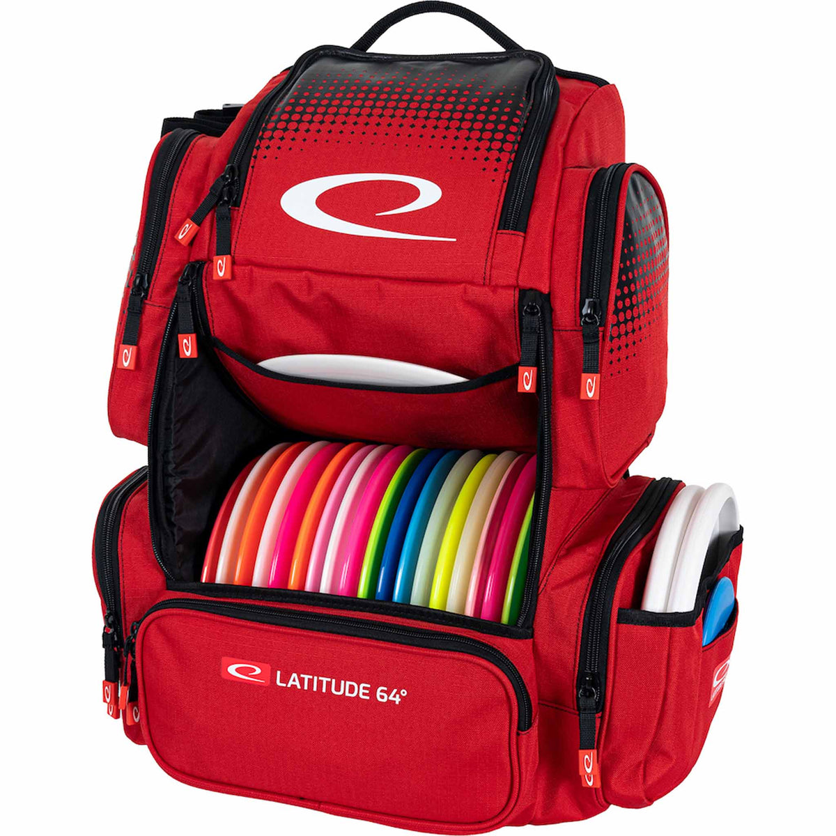 Latitude 64 Luxury E4 Disc Golf Backpack - Red