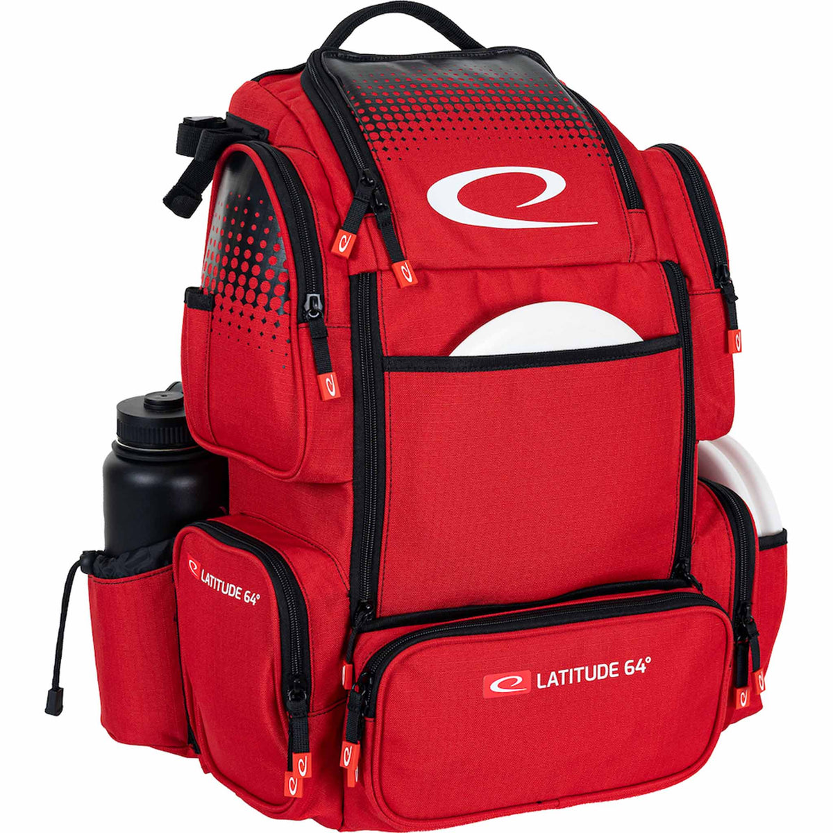 Latitude 64 Luxury E4 Disc Golf Backpack - Red - Right